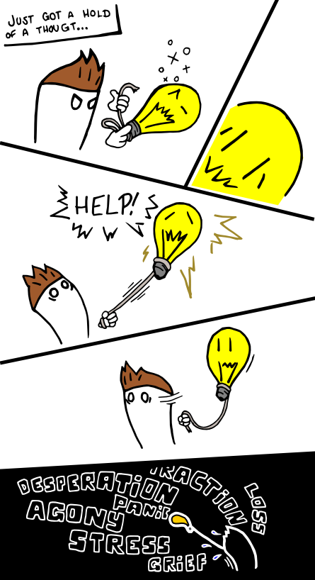 Just got a hold of a thought. HELP!